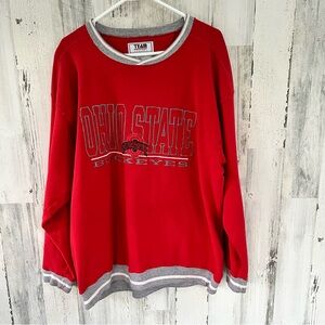 Team Edition Apparel Vintage Men’s Pullover Sweatshirt Ohio State Size XL